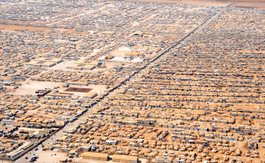 Hans vander Made An Aerial View of the Za atri Refugee Camp